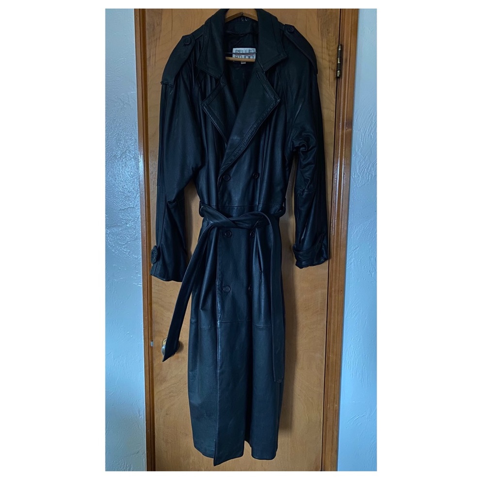 Pelle Studio Men’s Full Length Leather Coat